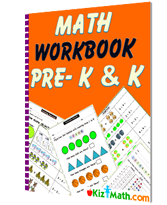 Math workbook for Pre K & kindergarten